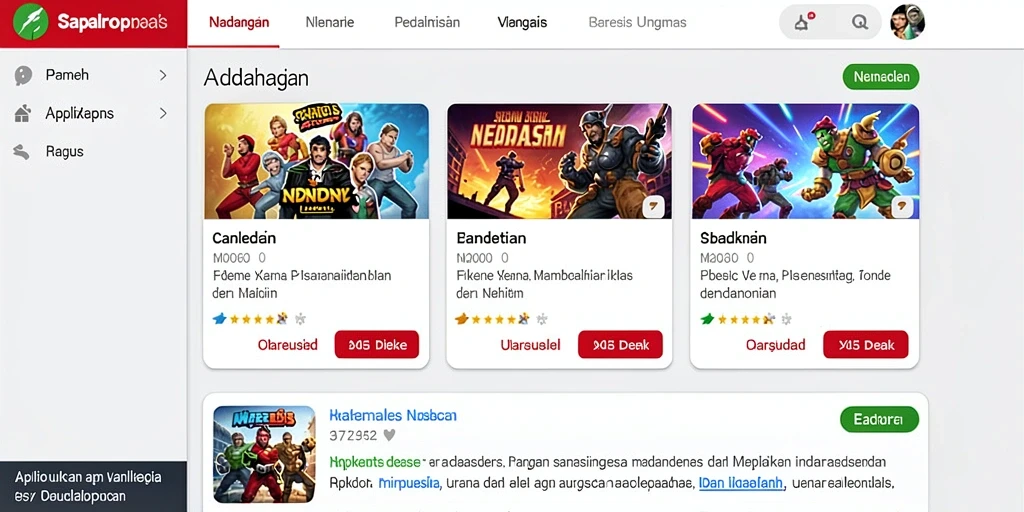 Tampilan antarmuka yang intuitif dan modern.