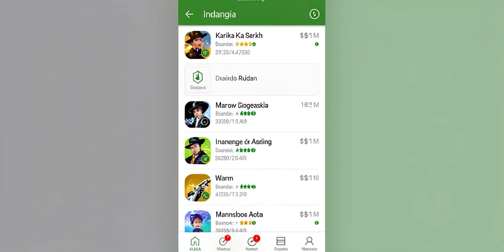 Tampilan awal yang menarik dan mudah dipahami.