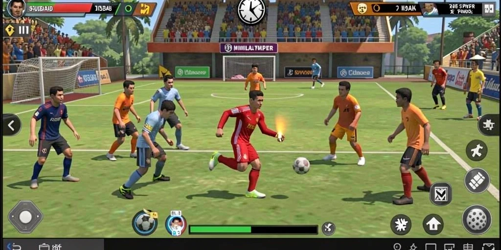 Screenshot menampilkan karakter utama dalam aksi.