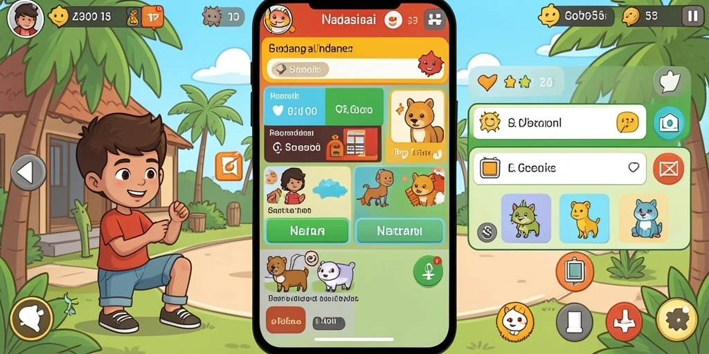 Tangkapan layar dari gameplay slot yang mendebarkan.