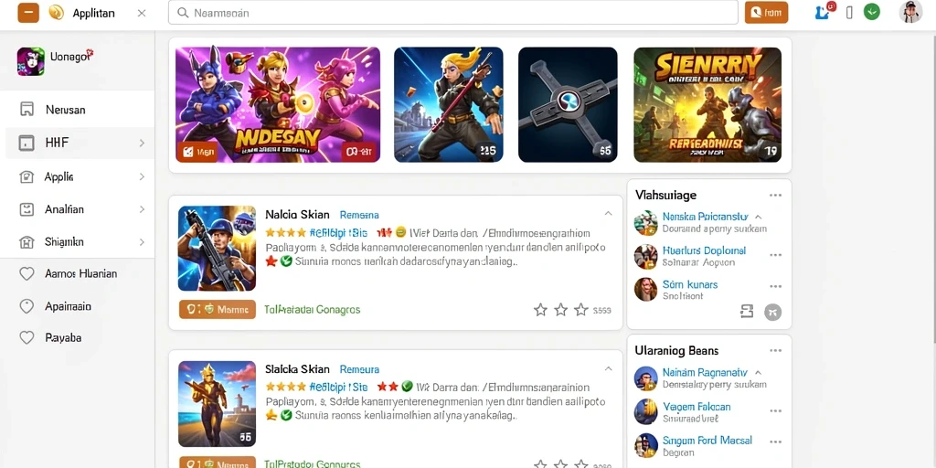 Screenshot menunjukkan tampilan antarmuka yang menarik.