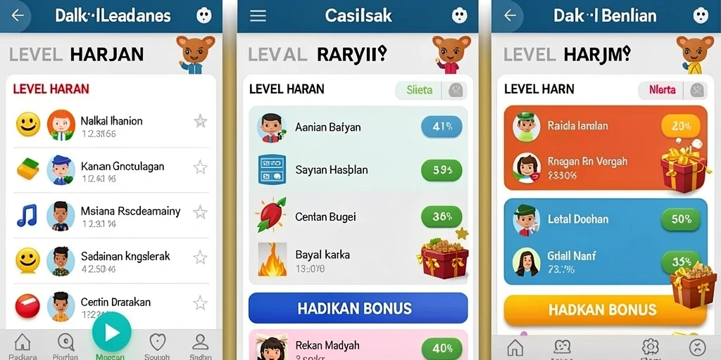 Tampilan antarmuka yang menarik dan modern.