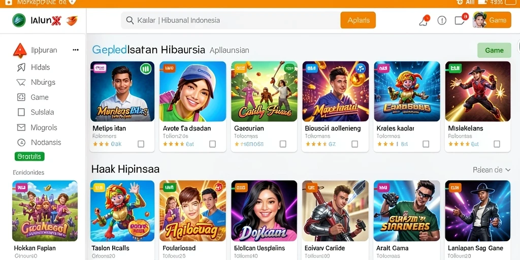 Tampilan antarmuka yang intuitif dan menarik.