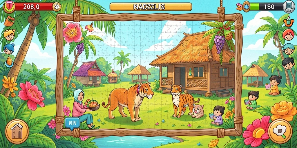 Screenshot menunjukkan tampilan gameplay yang menarik.
