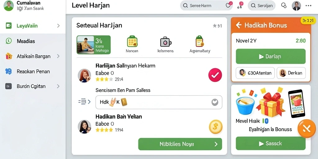 Tampilan grafis yang menarik dari permainan slot.